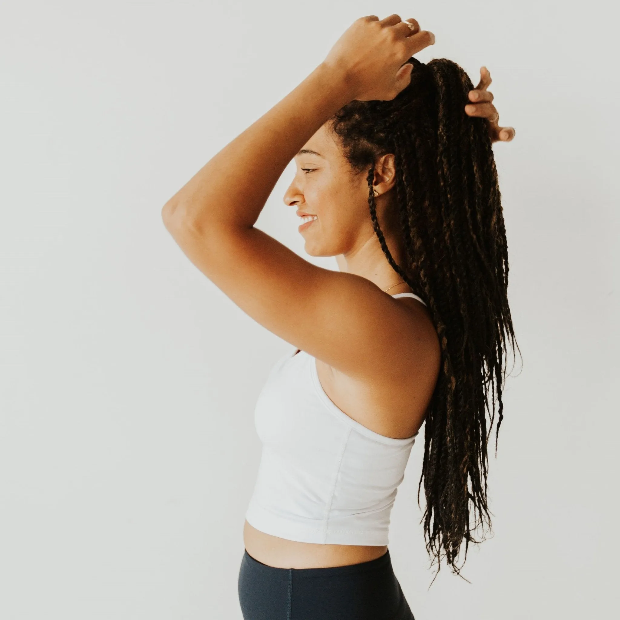 Ava Crop Top - White