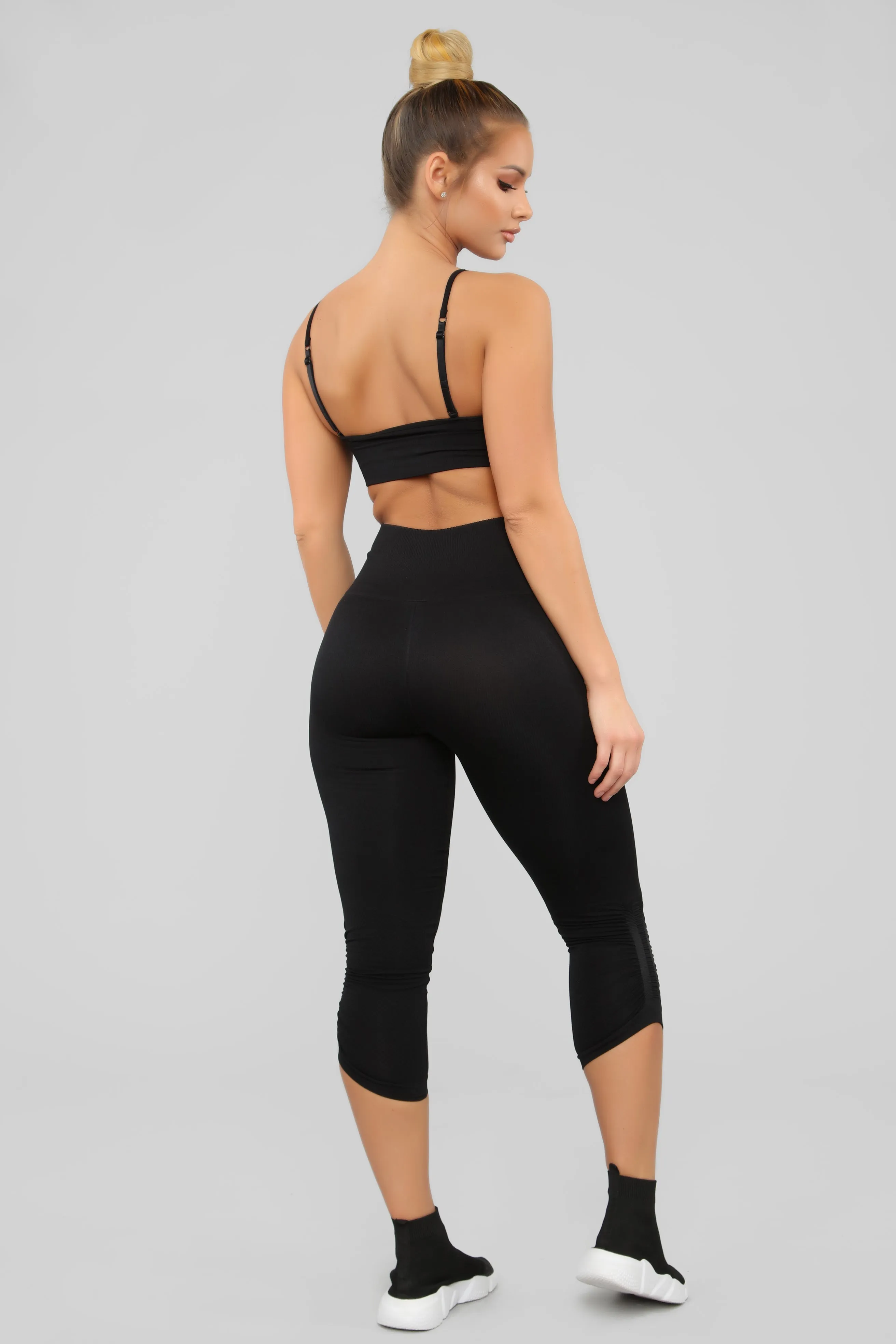 Back To Basics Active Capri - Black