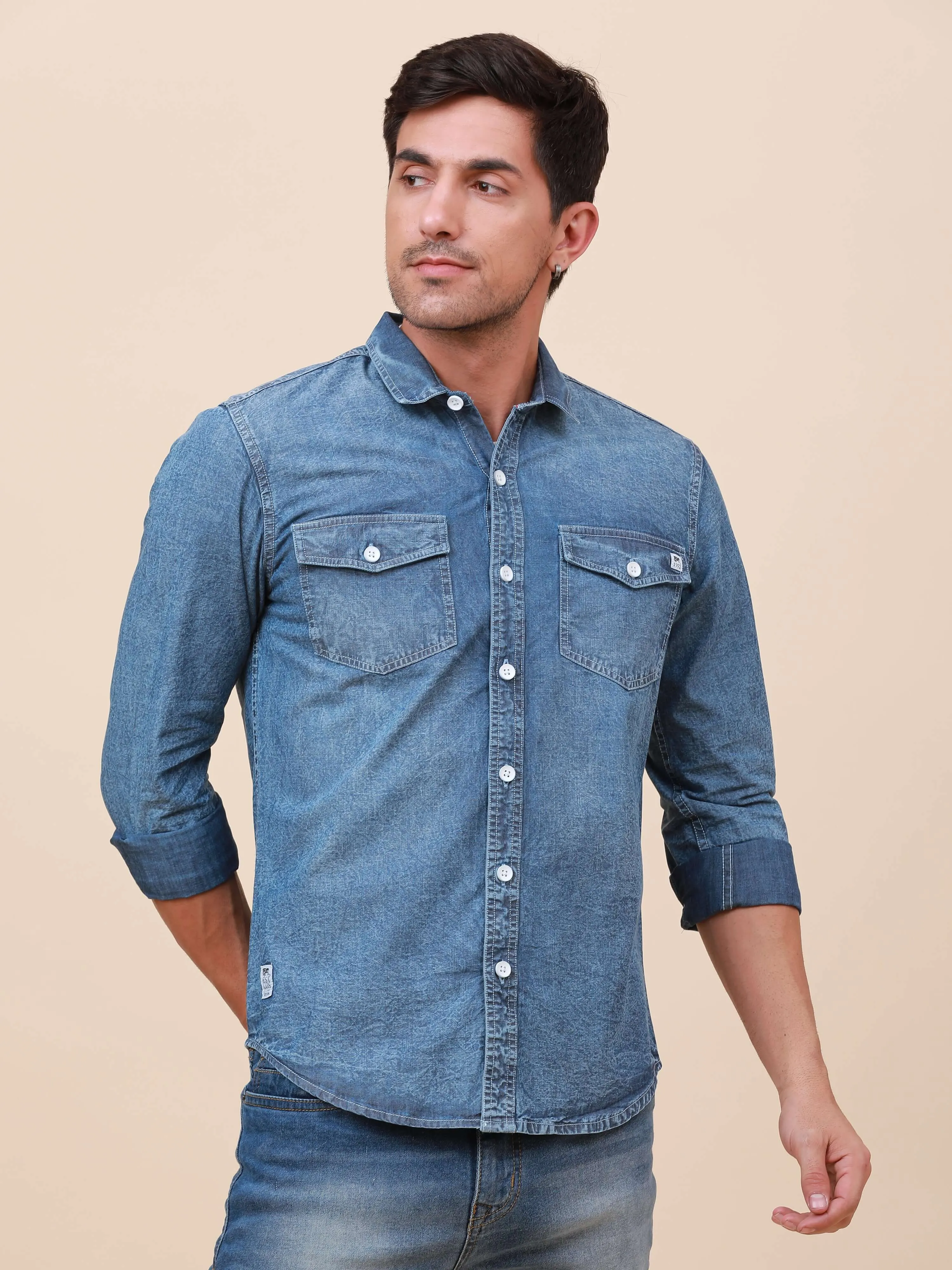 Blue Horizon Denim Shirt