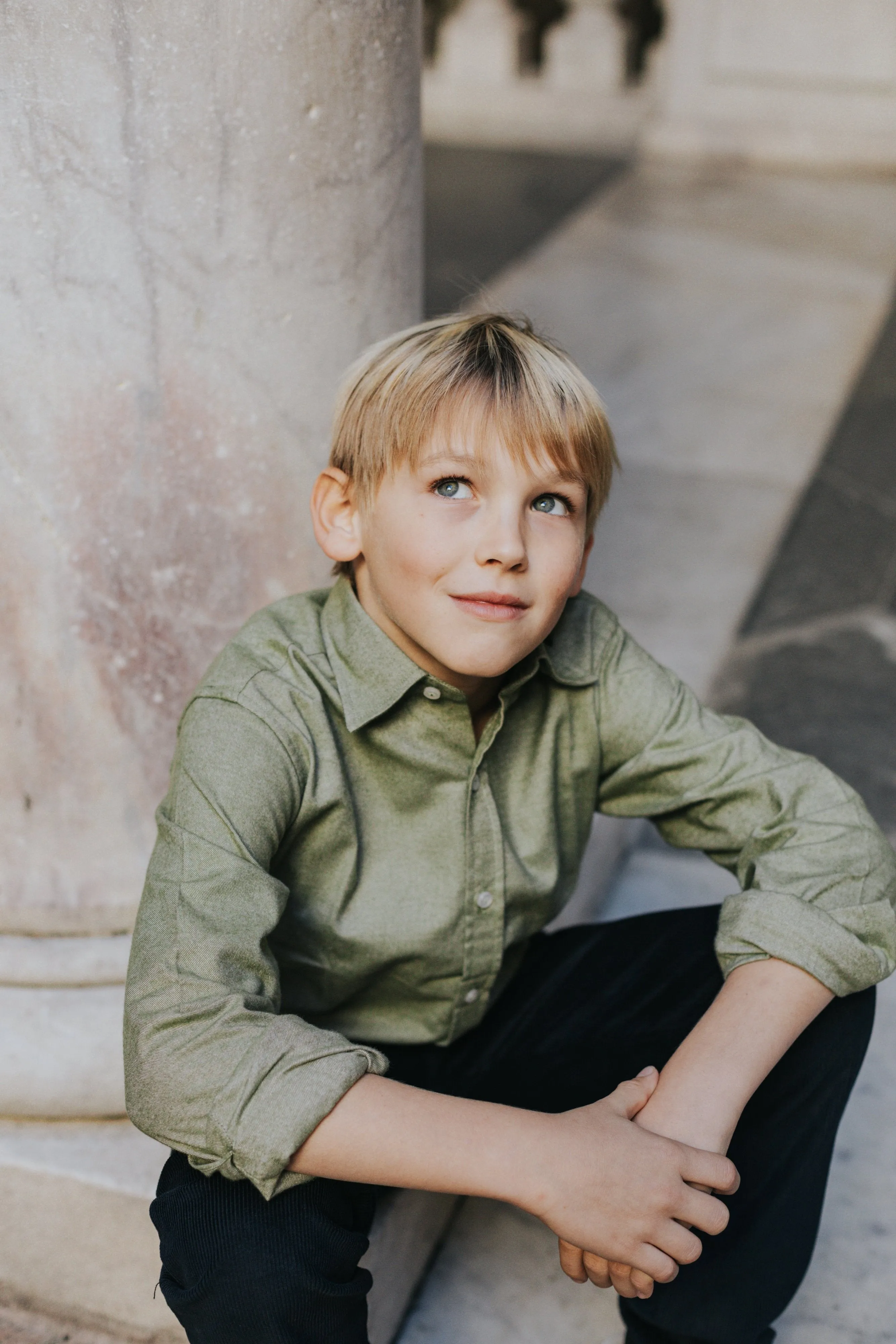 Boy Shirt - Flanella Green