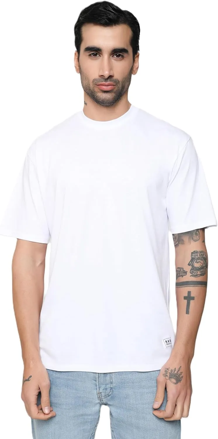 Crewneck 100% Certified Organic Cotton, Oversized Fit Soft Shirts for Men & Women