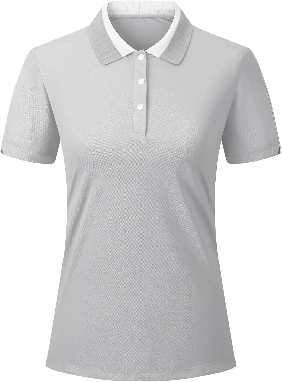 Esabel.C Women's Golf Polo Shirts Moisture Wicking Short Sleeve Polo Shirts Collared Quick Dry for Tennis & Golf