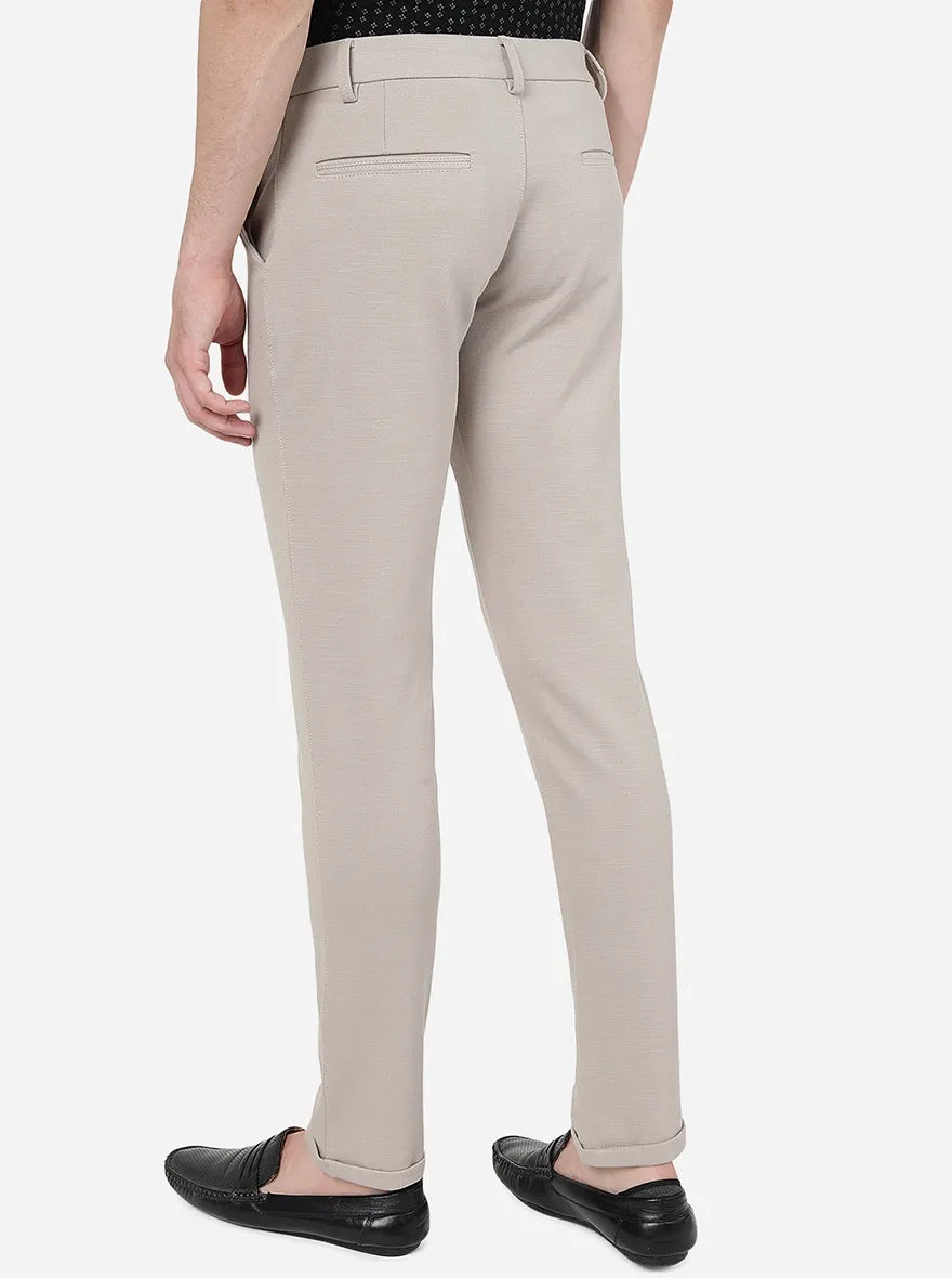 Fwan Solid Venice Fit Casual Trouser | JadeBlue