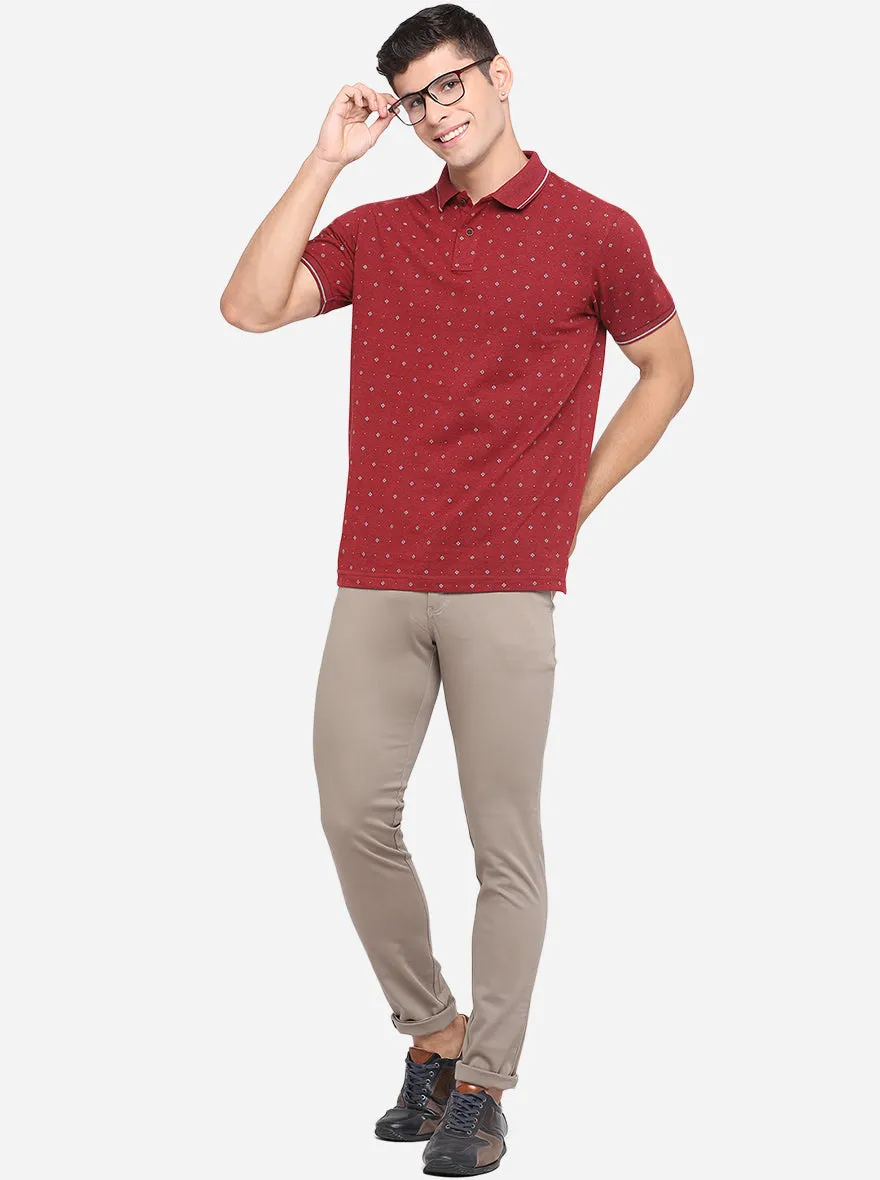 Grey Solid Neo Fit Casual Trouser | Greenfibre