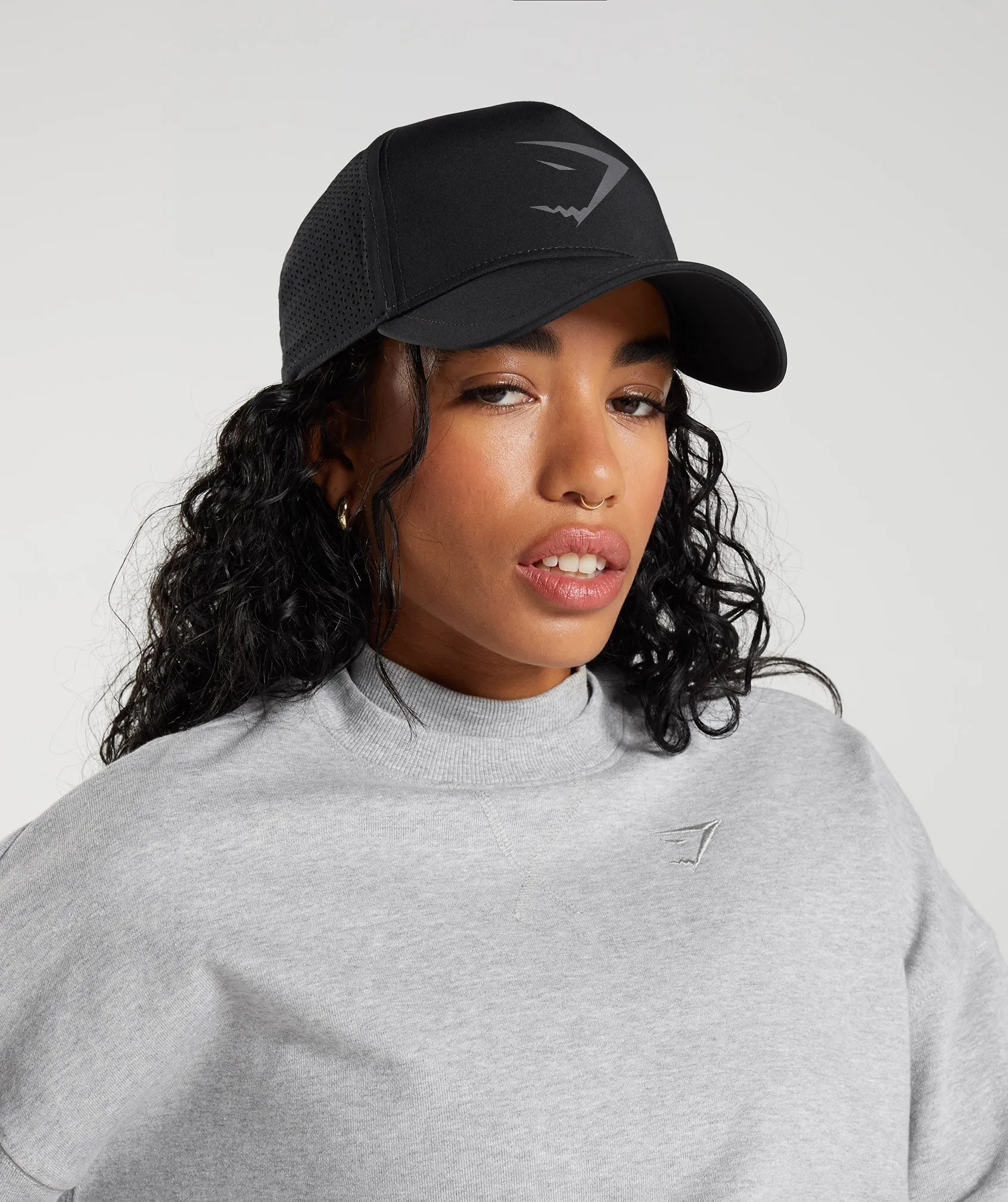 Gymshark Mesh Trucker - Black