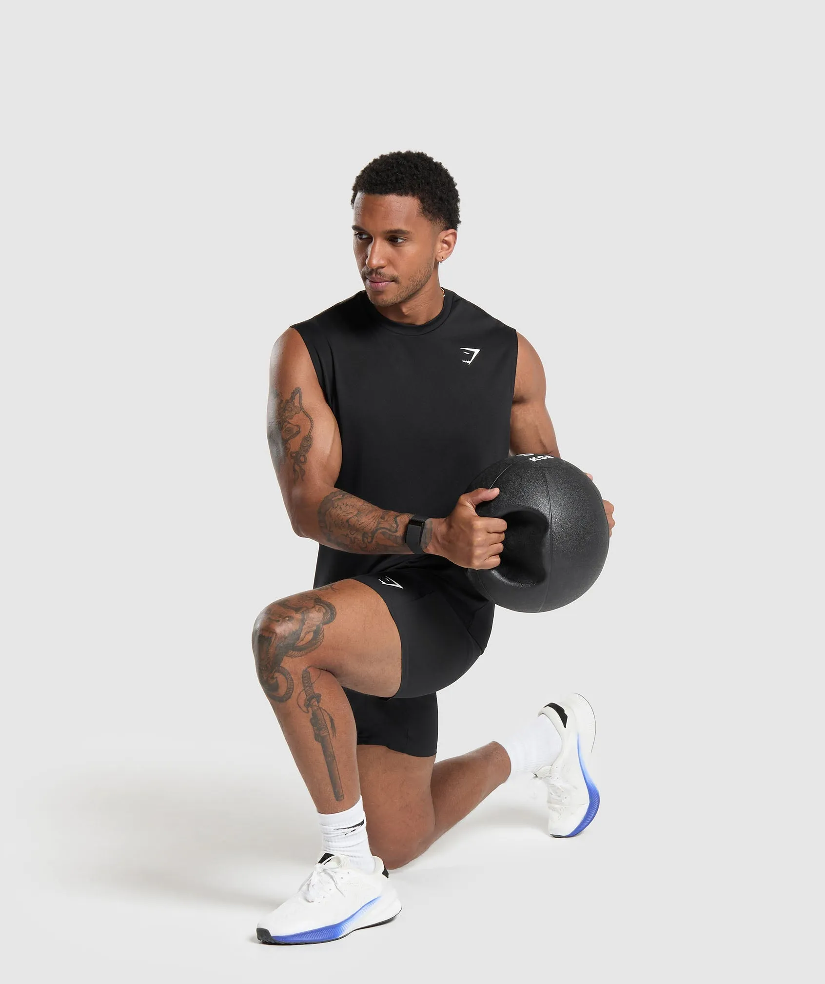 Gymshark Oversized Performance Tank - Black