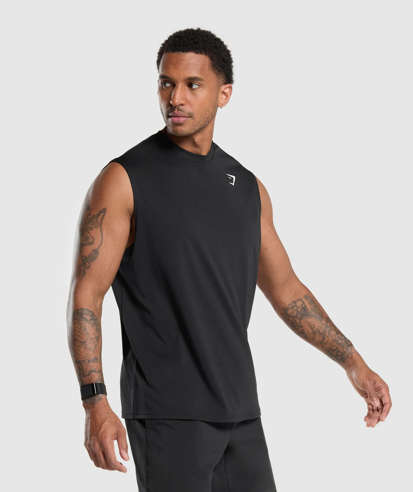 Gymshark Oversized Performance Tank - Black