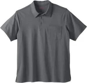 KingSize Men's Big & Tall Heavyweight Jersey Polo Shirt