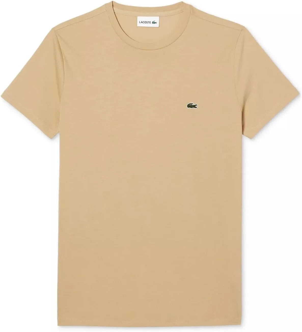 Lacoste mens Short Sleeve Crew Neck Pima Cotton Jersey T-shirt