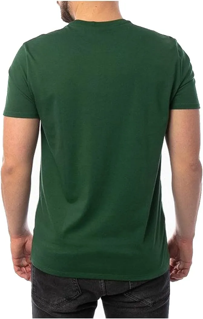 Lacoste mens Short Sleeve Crew Neck Pima Cotton Jersey T-shirt