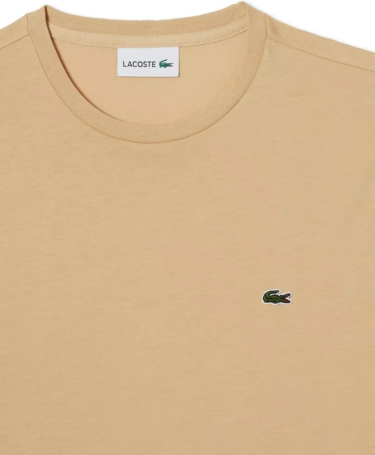 Lacoste mens Short Sleeve Crew Neck Pima Cotton Jersey T-shirt