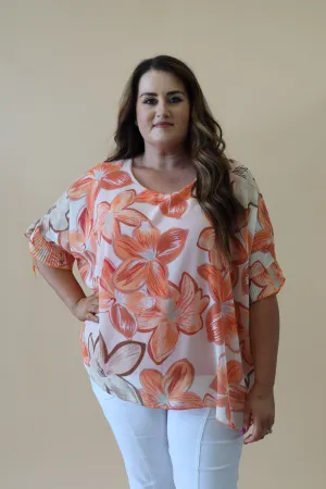 Naomi Blouse in Orange