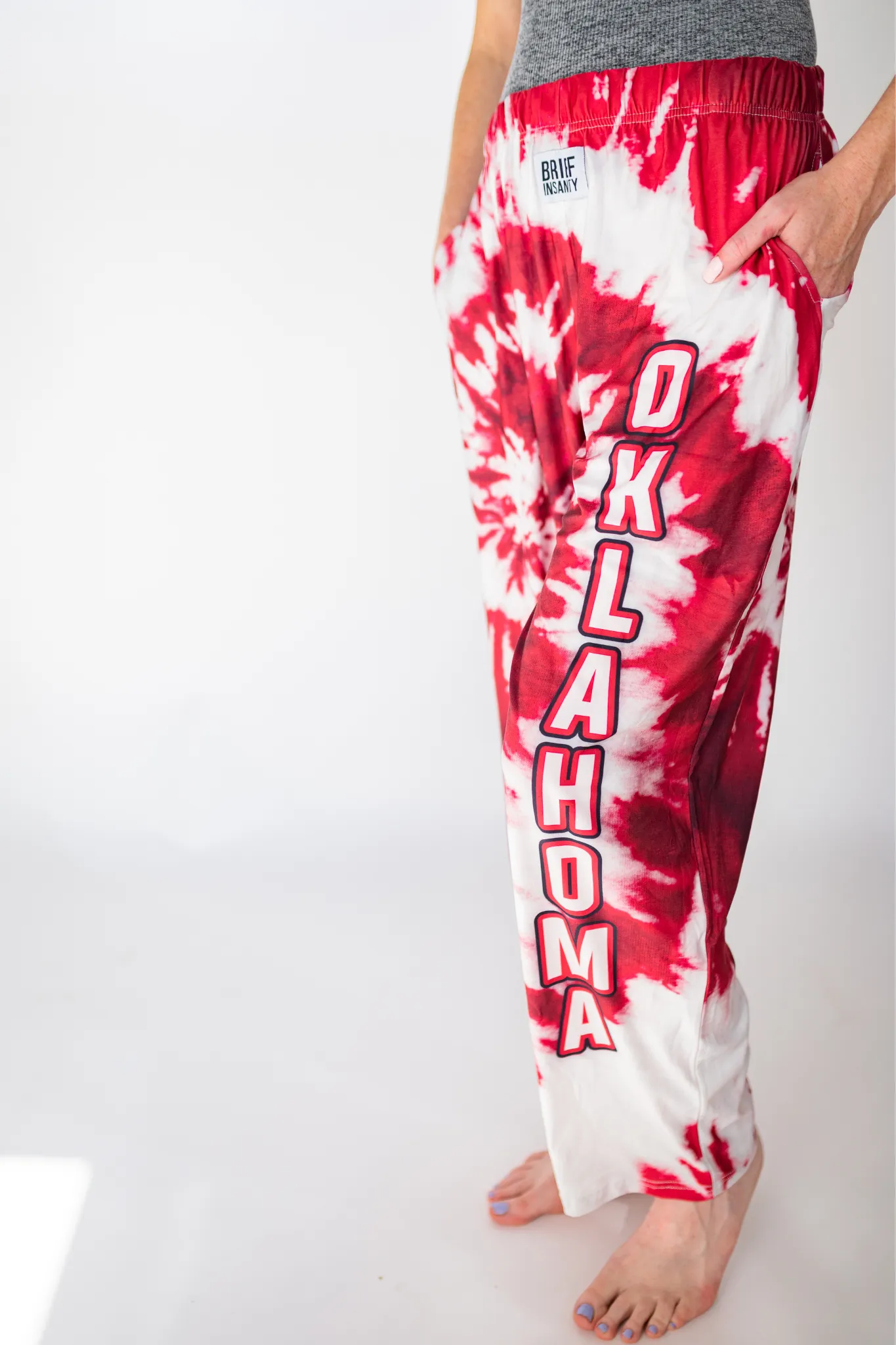 Oklahoma Tie Dye Lounge Pants