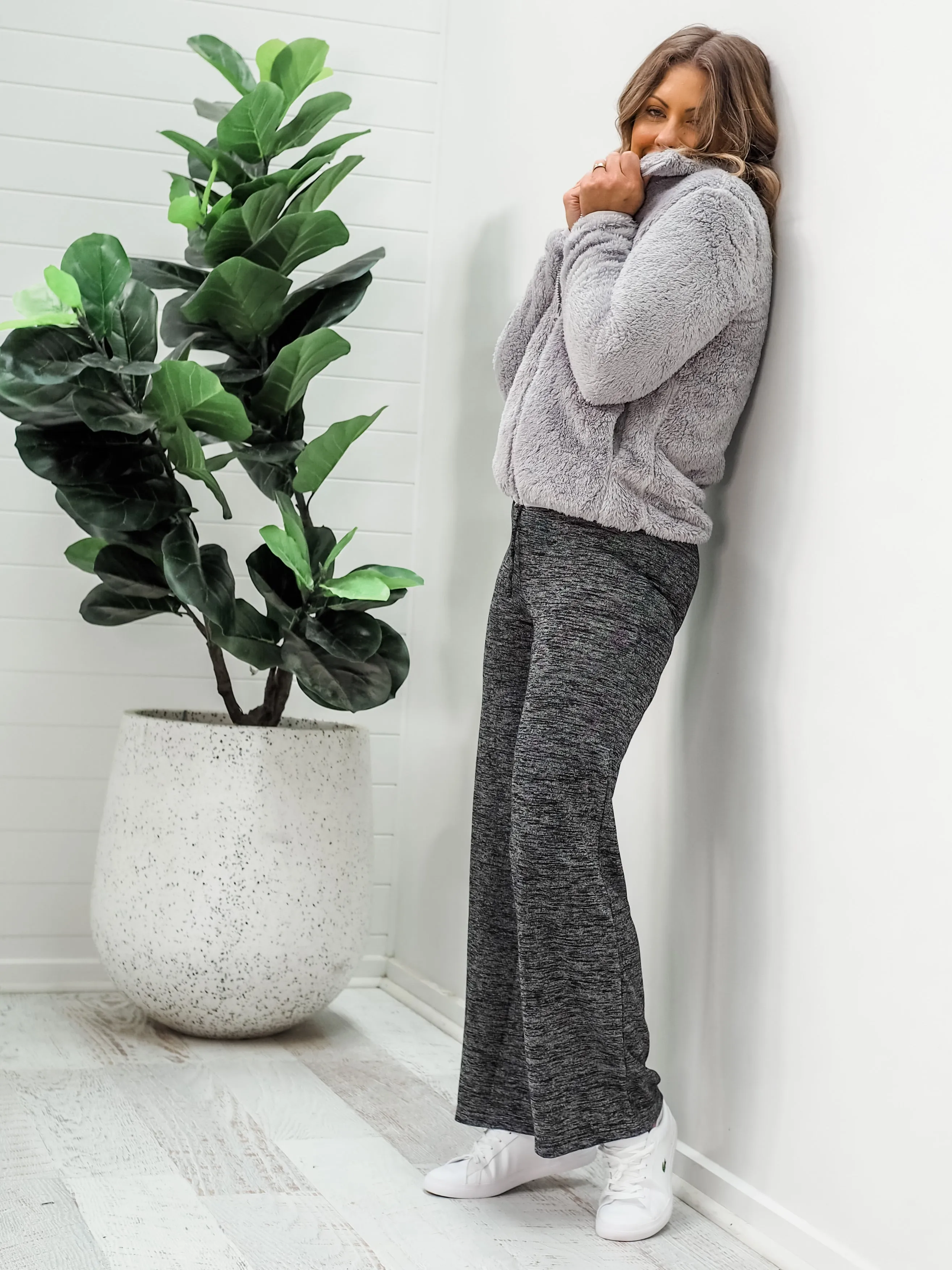 Olivia Pants - Dark Grey