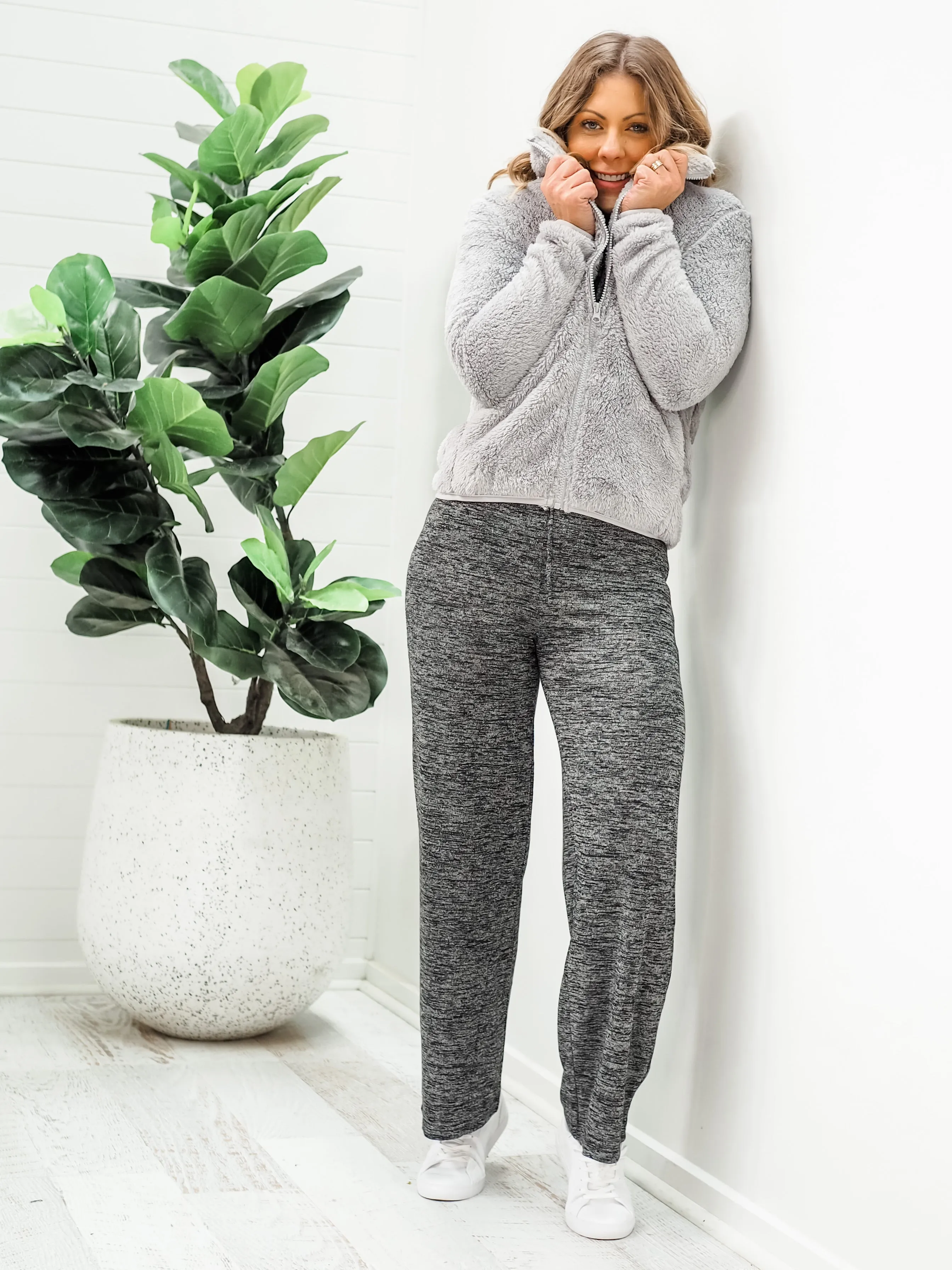 Olivia Pants - Dark Grey