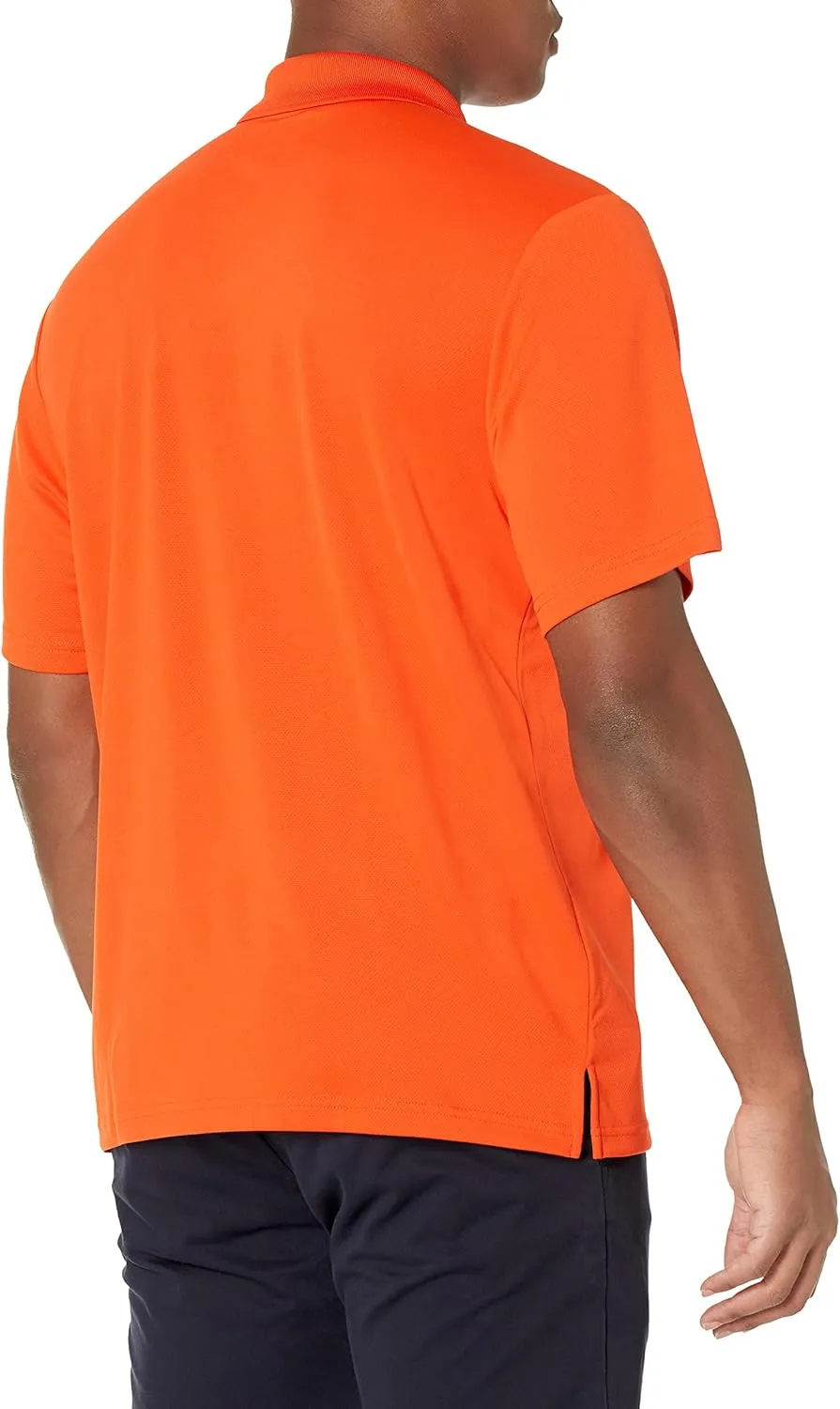 PGA TOUR Men's Short Sleeve Airflux Solid Mesh Polo Shirt