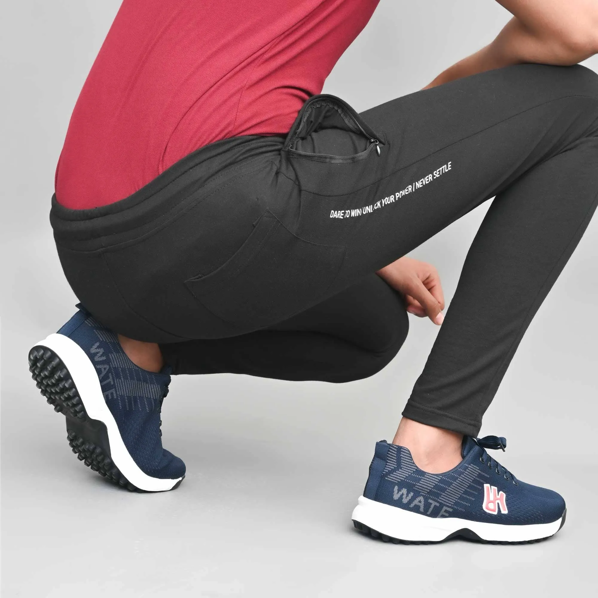 Polo Republica Men's Essentials Activewear Slim-Fit Joggers