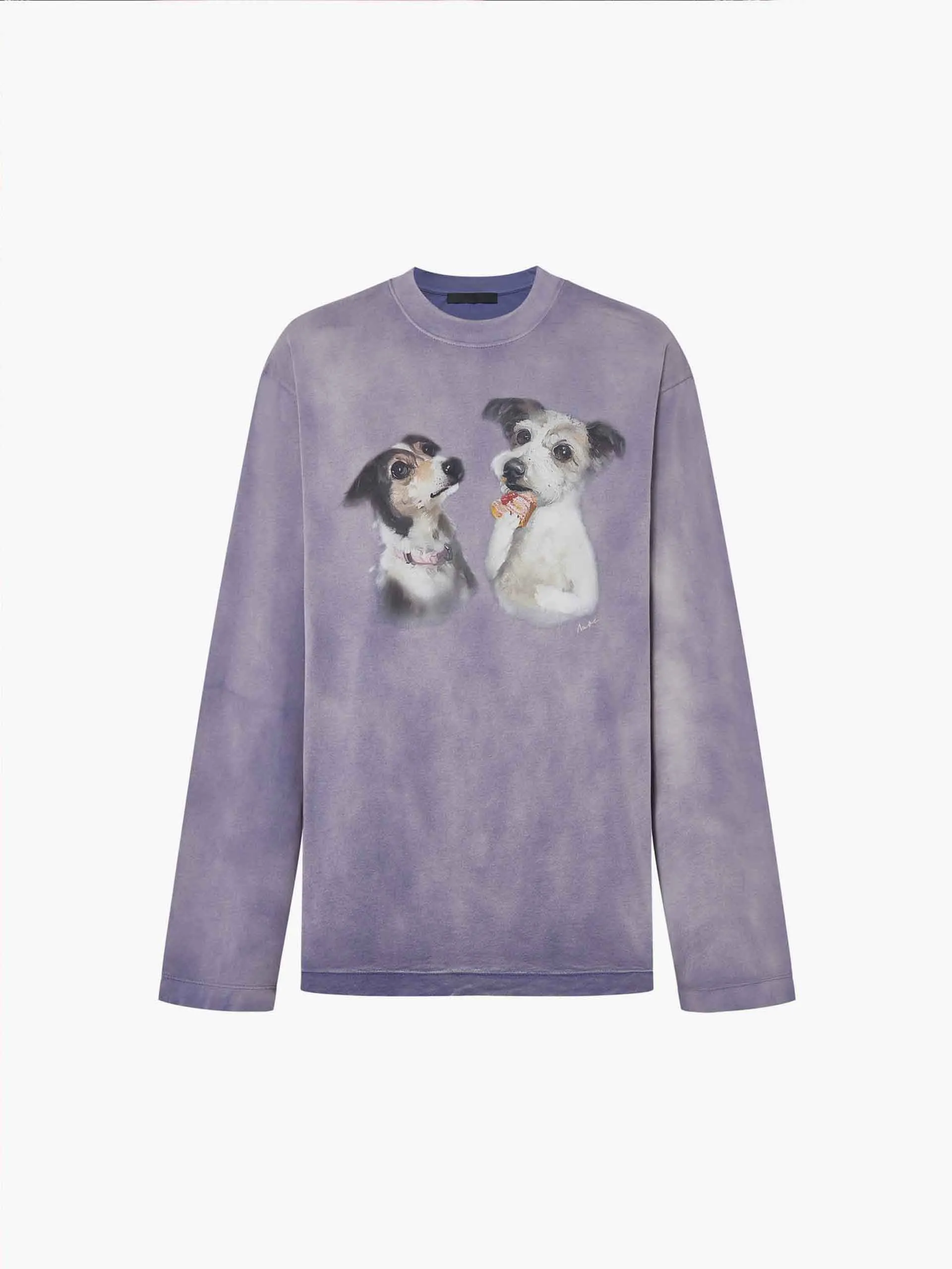 Puppy Print Loose T-shirt