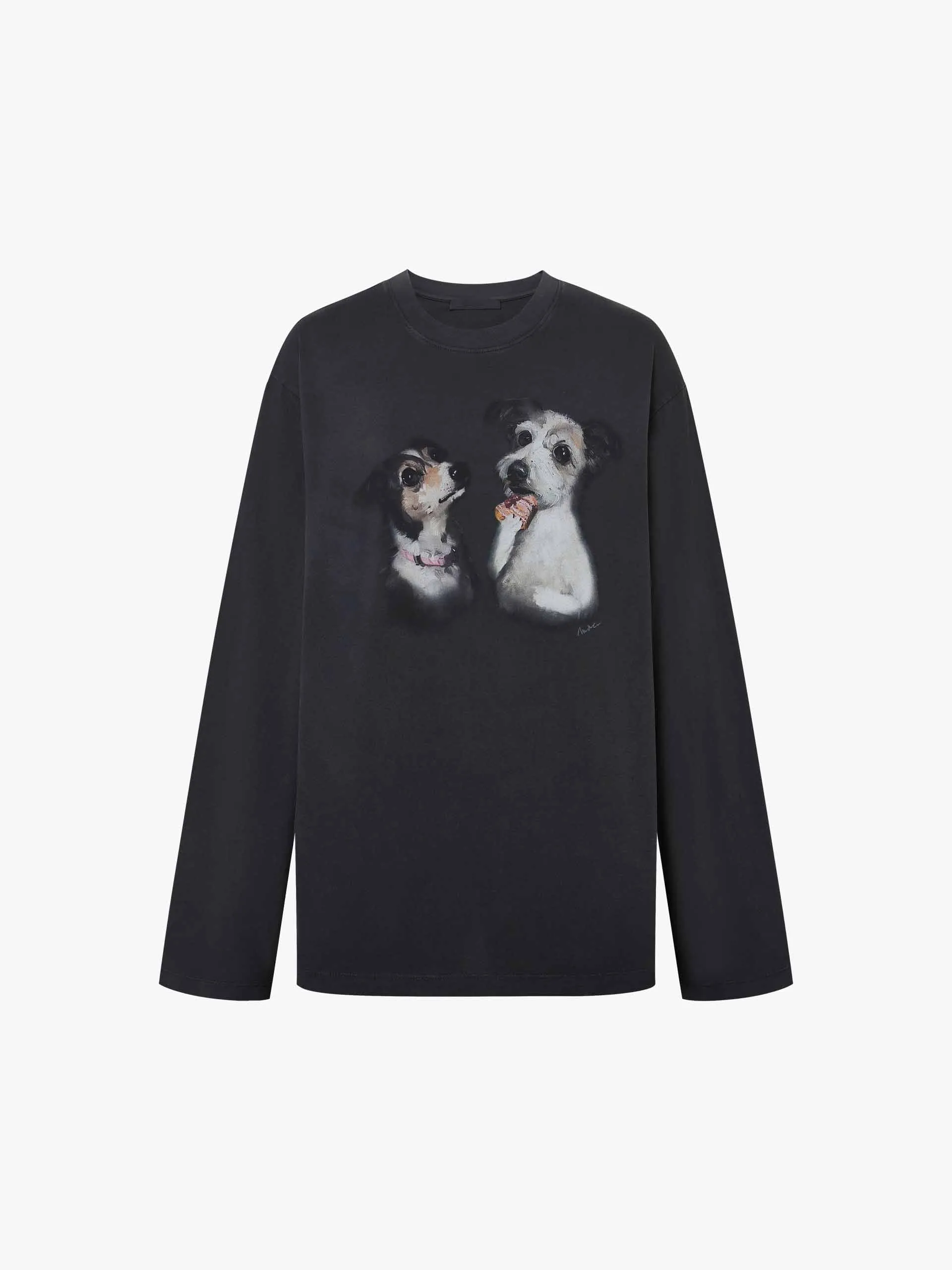Puppy Print Loose T-shirt