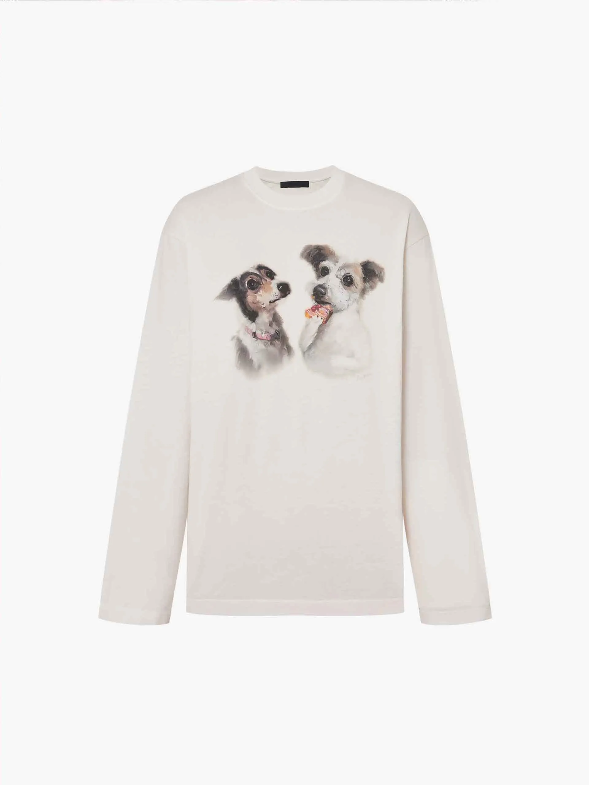 Puppy Print Loose T-shirt